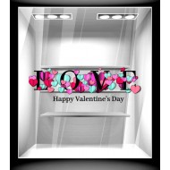 Αυτοκόλλητο βιτρίνας - Αγίος Βαλεντίνος 61